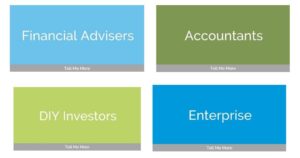 Links to financial advisers, accountants, DIY Investors and Enterprise.