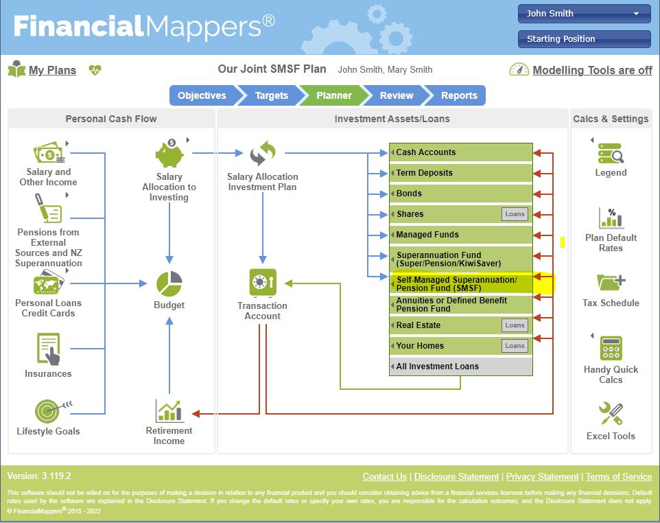 SMSF in Financial Mappers